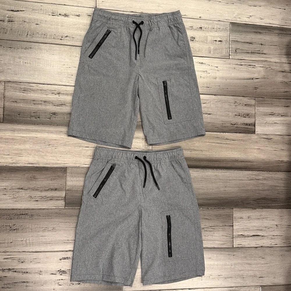 NWOT, Tommy Hilfiger Green shorts and two more grey shorts cat y jack